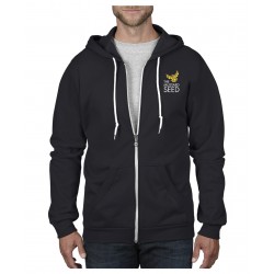 CRS FASHION FULL ZIP HOODED SWEATSHIRT