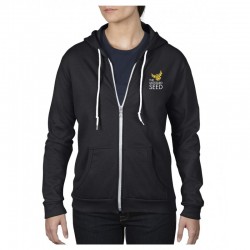 WOMEN'S FULL ZIP HOODED FLEECE